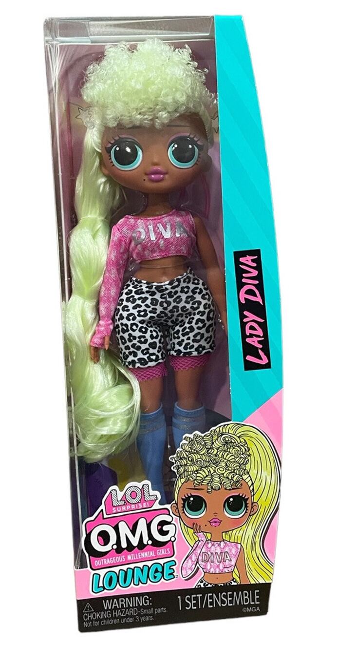 NEW LOL Surprise OMG Lady Diva Doll Lounge 2022 MGA